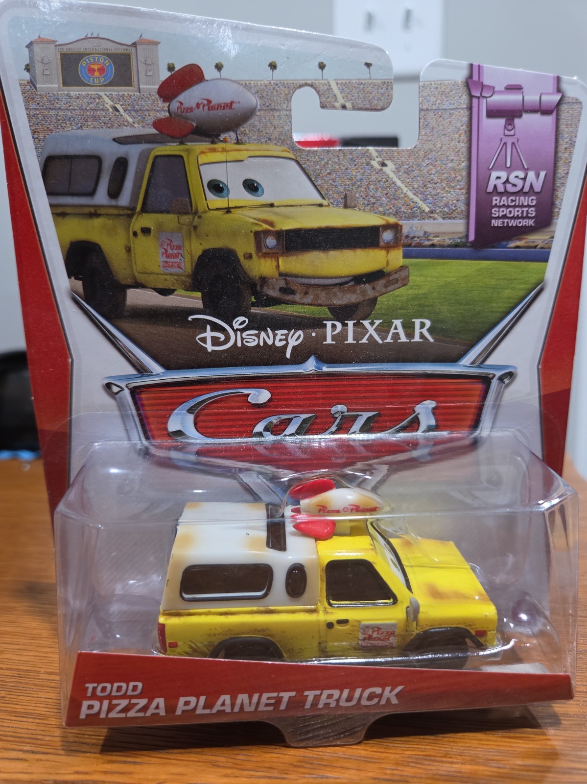 2013 Mattel Disney Pixar Cars TODD Pizza Planet Truck Diecast Brand New On Card 2013 Mattel Disney Pixar Cars TODD Pizza Planet Truck Diecast Brand New On Card