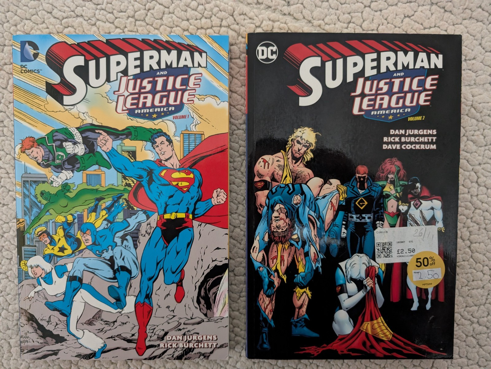 Superman and the Justice League set v1-2
