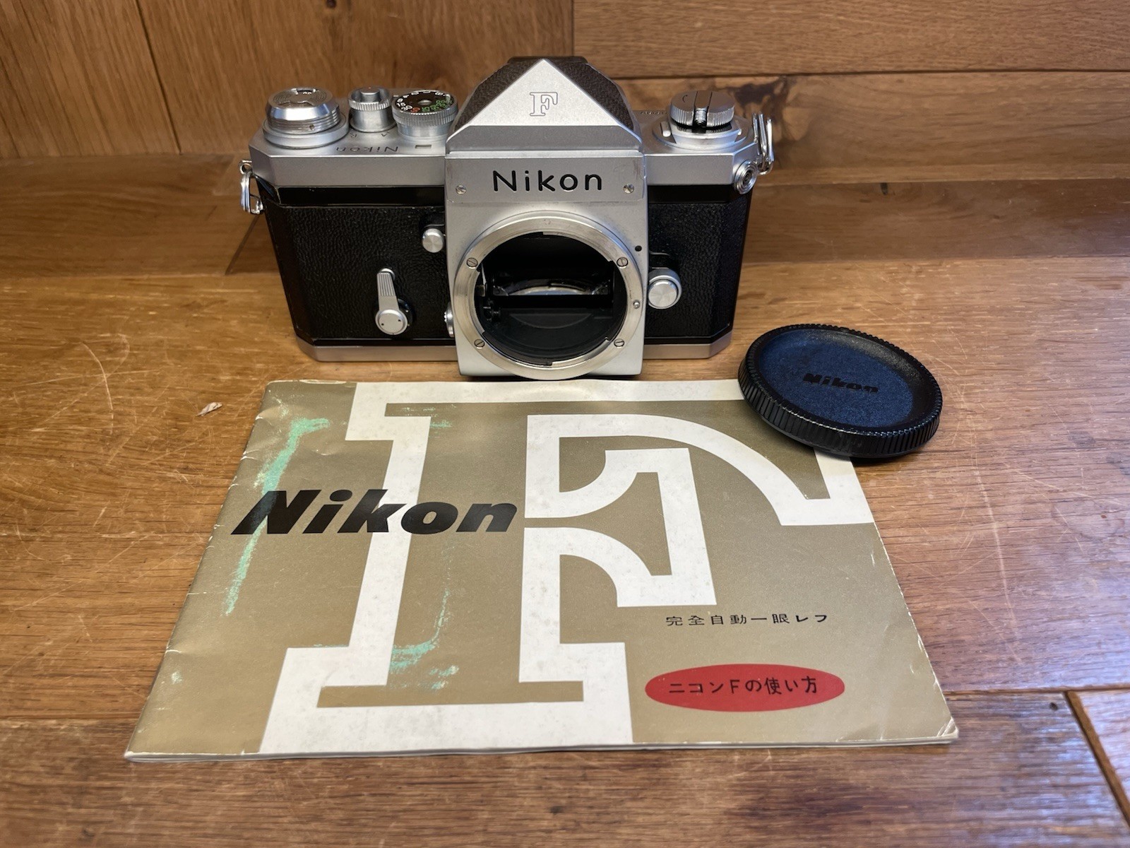 *Almost Mint* Nikon F Eye level Finder SLR 35mm Film Camera Body Mid-Term Model