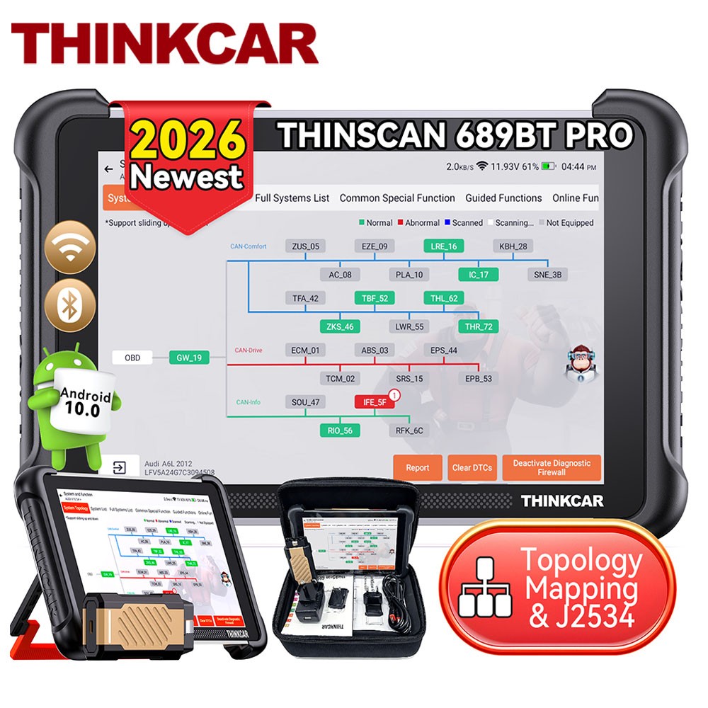 THINKSCAN 689BT PRO Topology Map Scanner Tool Brand New 2026 Version