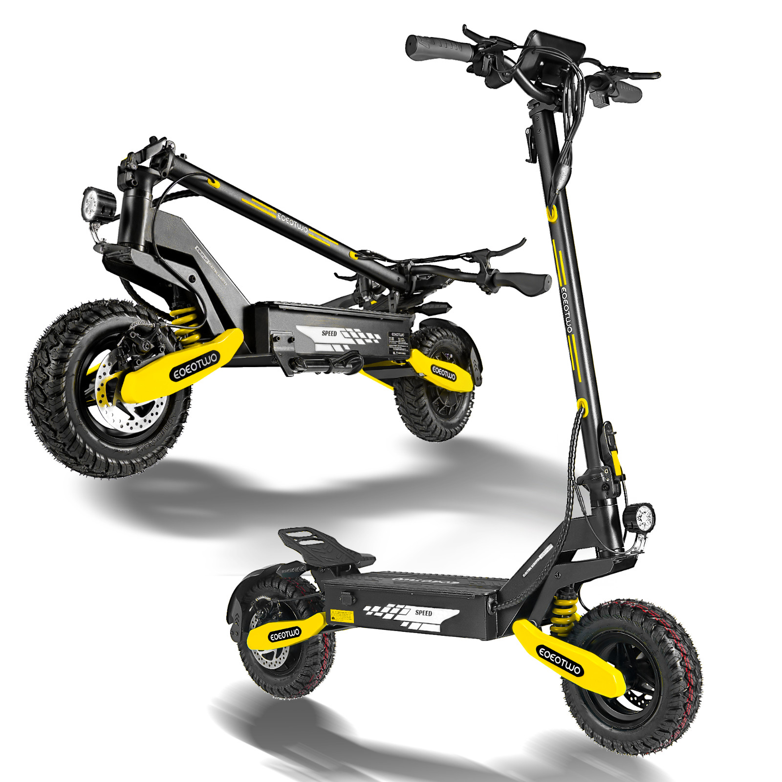 2400W Dual Motor Electric Scooter for Adults 40MPH 11\'\'Off-Road Fast E-Scooter