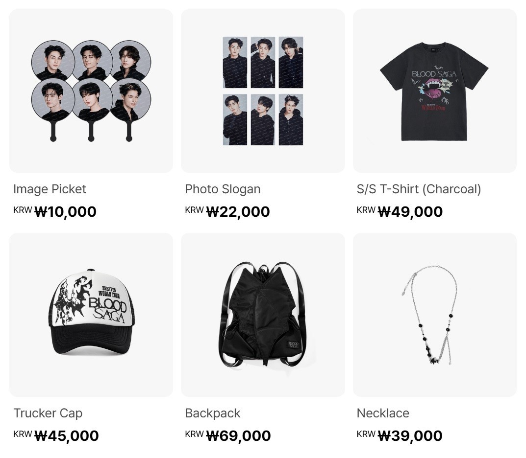 [Presale] ENHYPEN WORLD TOUR \'BLOOD SAGA\' Official Merch.