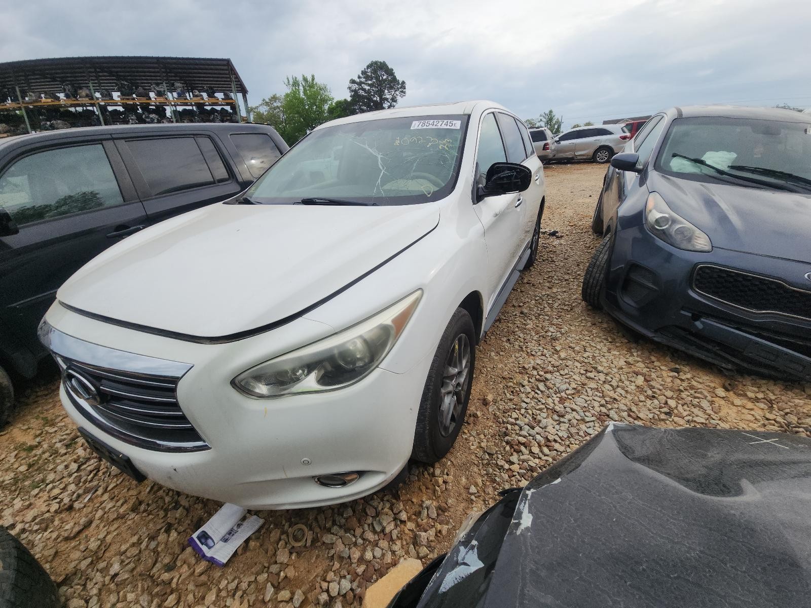 Used Front Left Fender fits: 2013 Infiniti JX35 Front Left Grade A