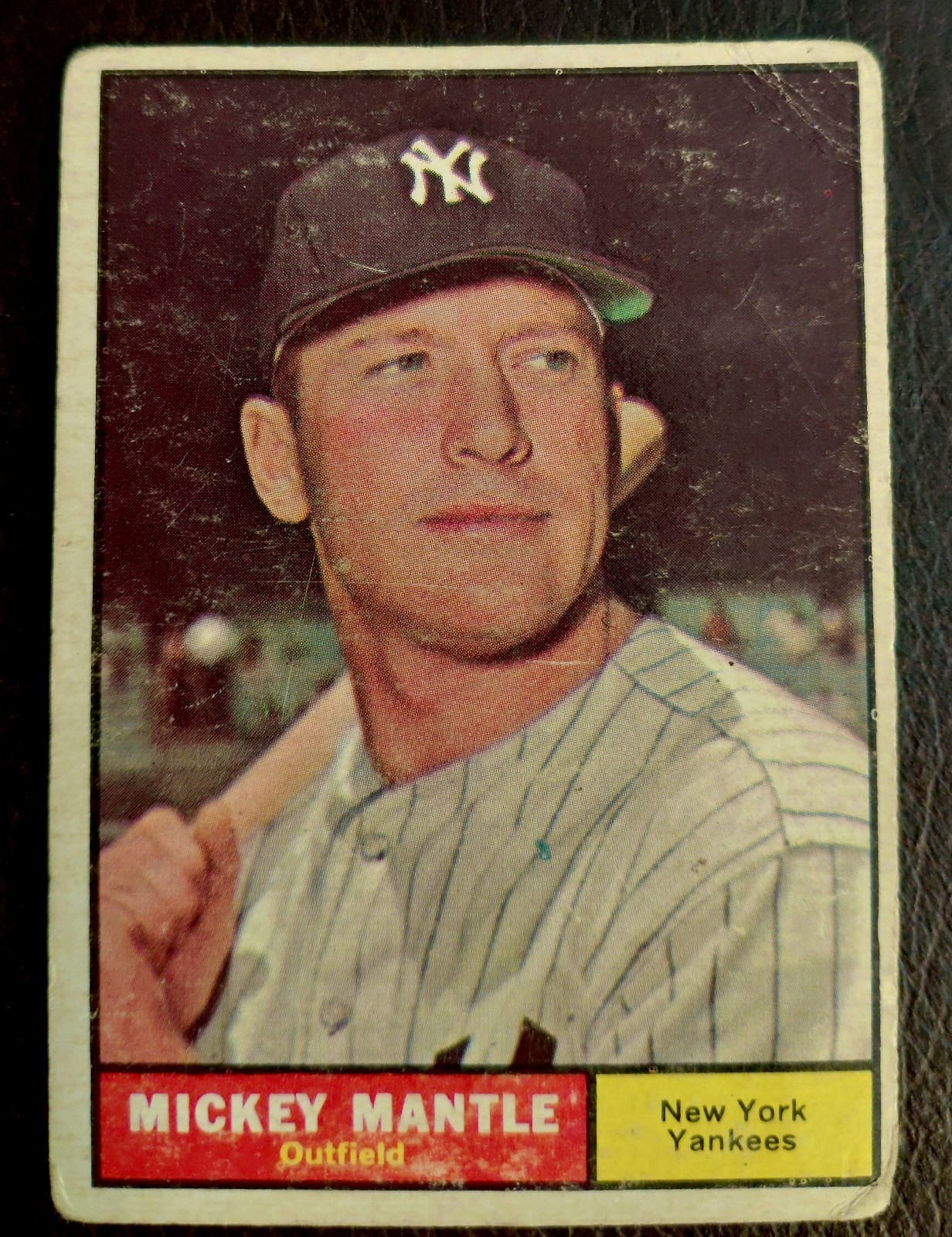 1961 Topps MICKEY MANTLE #300  Vintage Baseball Card - New York Yankees MLB