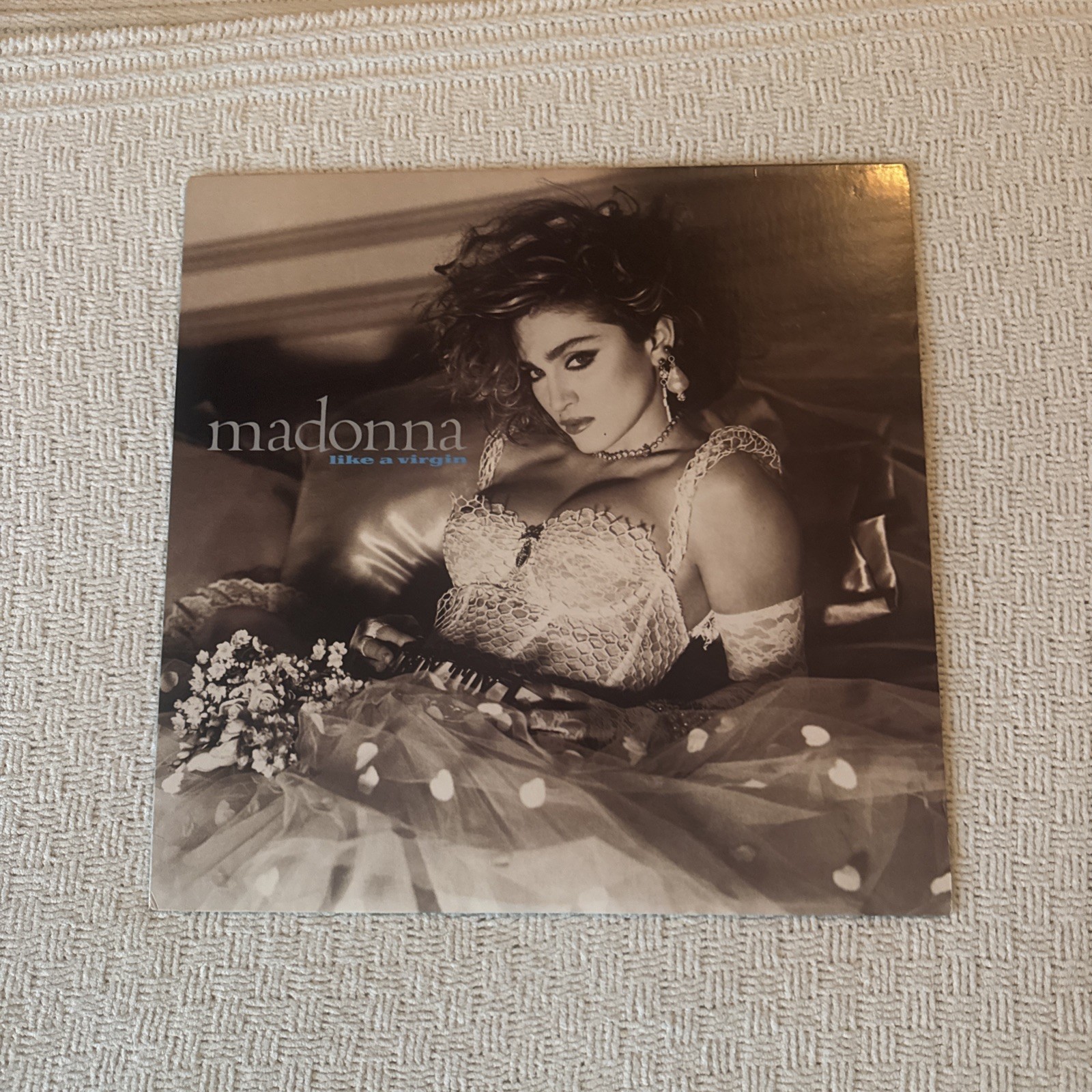 Madonna Like A Virgin LP 1984 Sire Vinyl Material Girl Dress You Up