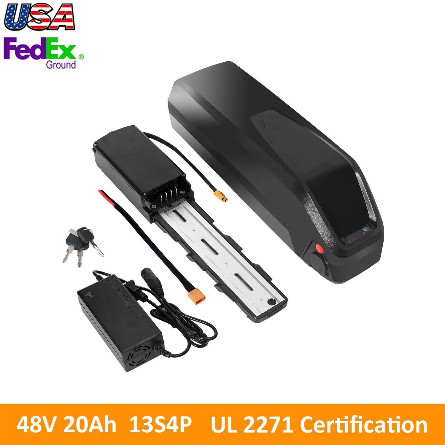 48V 20Ah Hailong Battery for 200W-1500W Ebike Electric Bike Lithium Battery