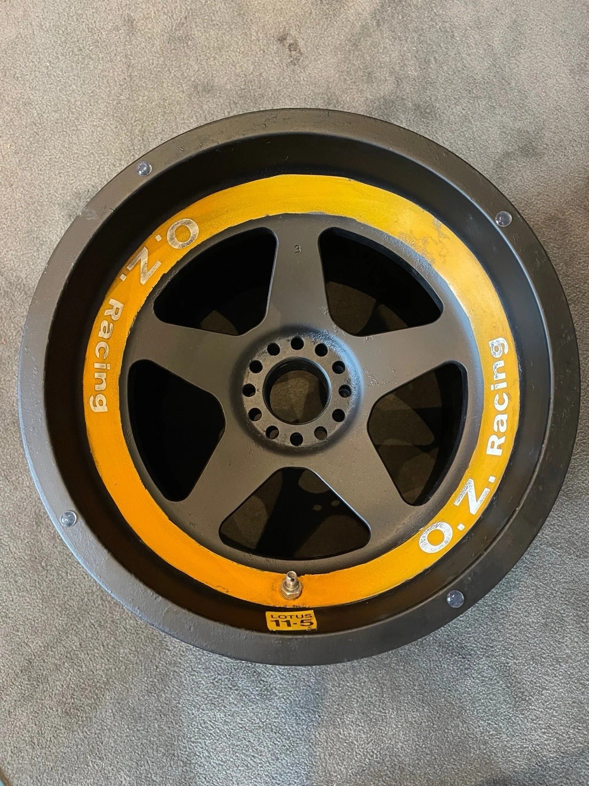 Original Race Used Lotus 99T OZ Racing Wheel Formula One 1987 Ayrton Senna F1