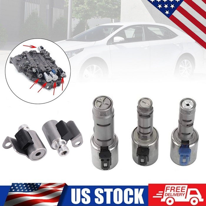 5PCS K313 CVT Transmission Solenoid Kit For TOYOTA COROLLA 1.8L 2.0L 2014-ON US