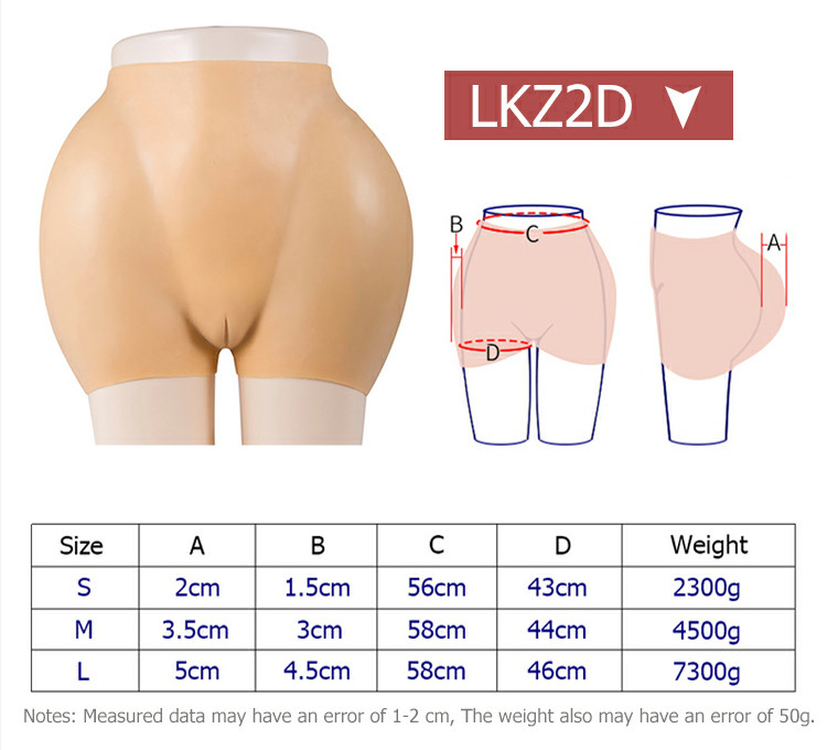 Ivita full silicone butt hips enhancer panty shaper 2300 gram small
