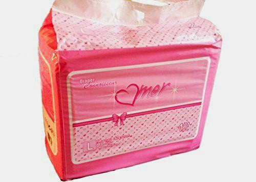 DC AMOR (RARE/DISCONTINUED) Size L Diapers