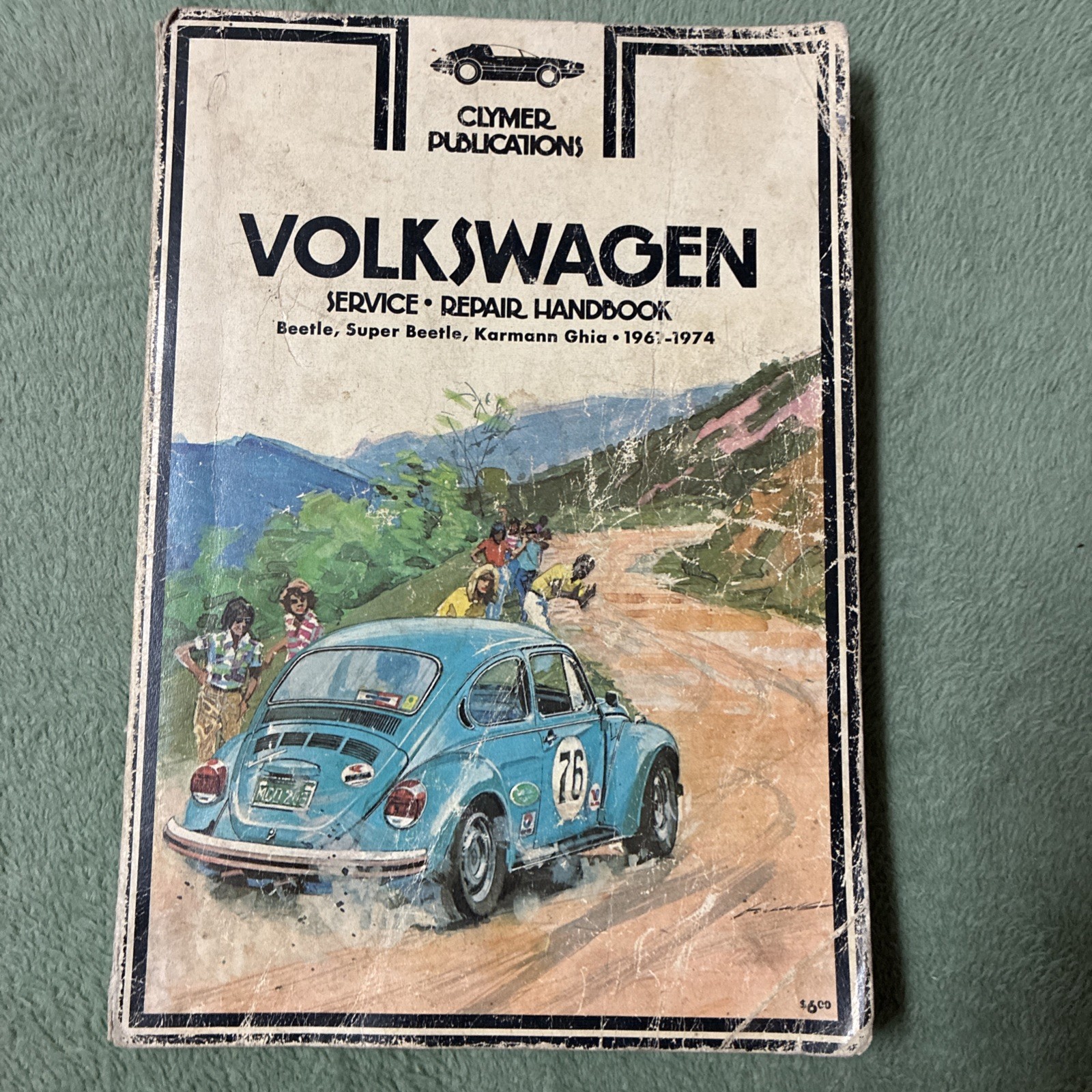 Clymer Volkswagen Service Repair Handbook 1961 to 1974 Super Beetle Karmann Ghia