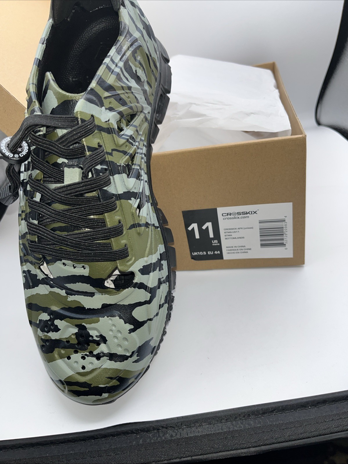 Crosskix Bottomlands Green Camo Men’s Sz 11 Water Shoe Crosskix Bottomlands Green Camo Men’s Sz 11 Water Shoe
