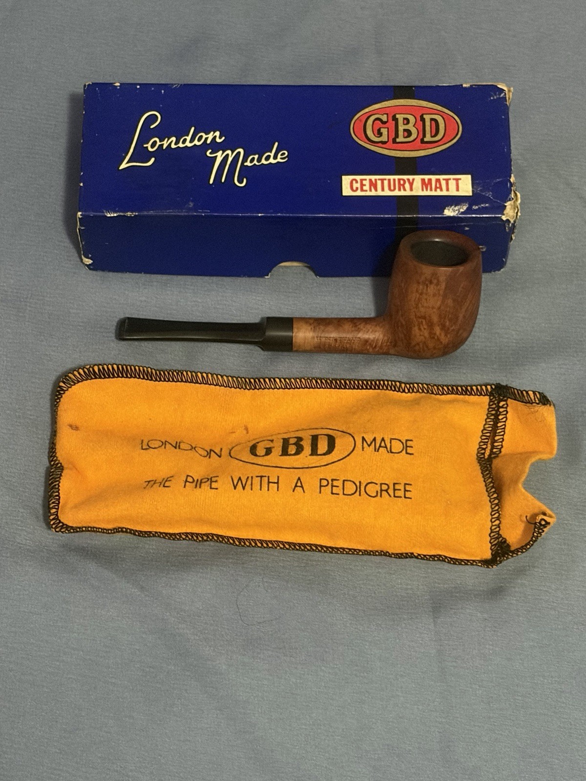 GBD Century Matt  9435 Tobacco Pipe Vintage