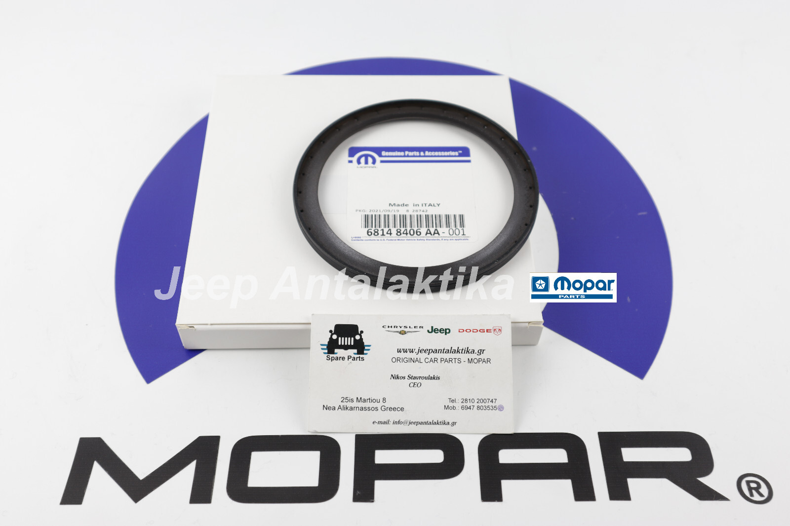 Crankshaft Rear Oil Seal Jeep Grand Cherokee WK 11-21 3.0TD 68148406AA New Mopar