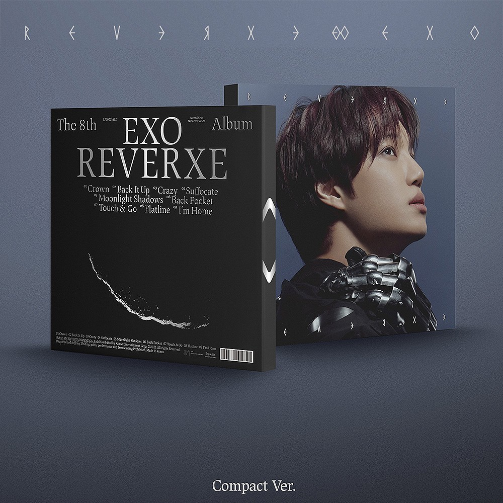 EXO [REVERXE] 8th Album COMPACT Ver/2 Mini CD-R+48p Photo Book+Sticker+Card+GIFT