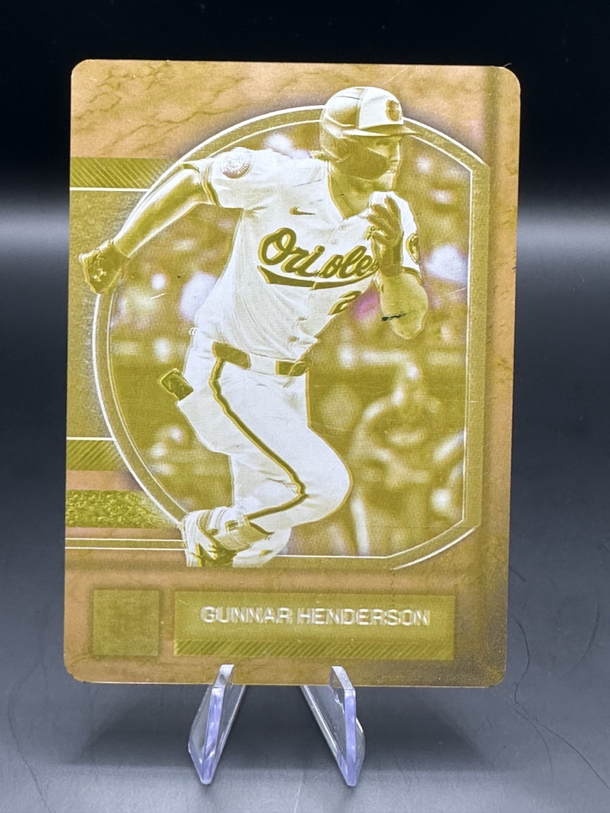 Gunnar Henderson Orioles 1/1 Yellow Printing Plate - 2025 Topps Museum 