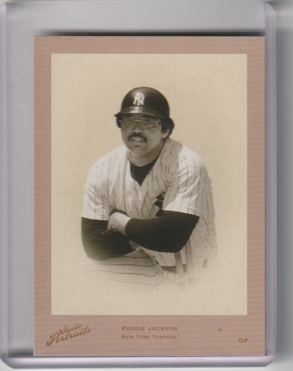 2005 LEAF #SP44 REGGIE JACKSON NEW YORK YANKEES HOF 3/10 9256
