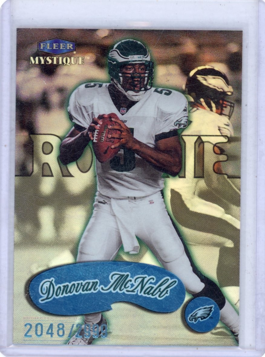 1999 Fleer Mystique Donovan McNabb #/2999 Philadelphia Eagles