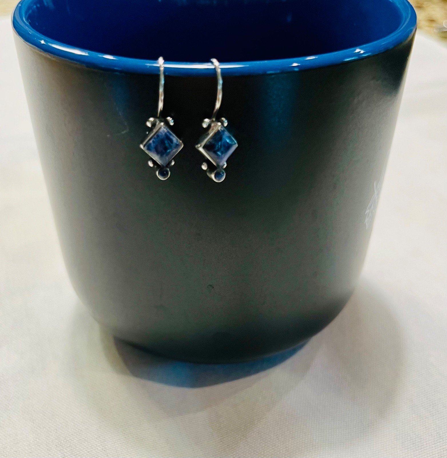 Silpada Sterling Silver & Sodalite Earrings