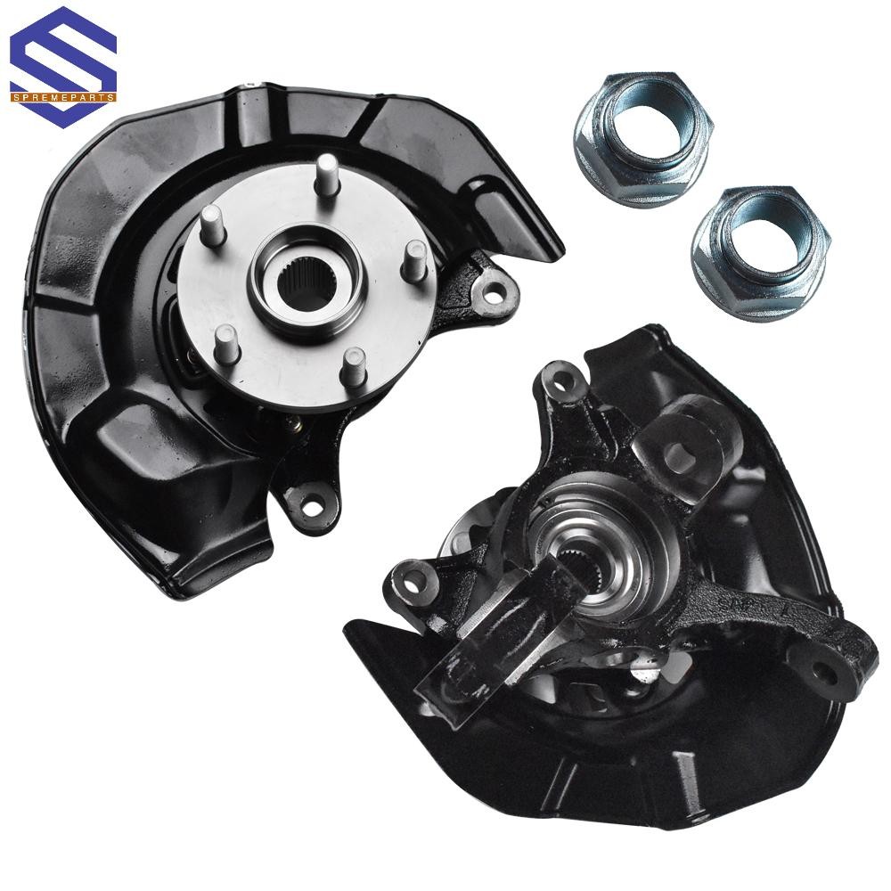 FWD Front Steering Knuckles +Wheel Hub Bearings for Toyota Sienna 2004-2009 2010 FWD Front Steering Knuckles +Wheel Hub Bearings for Toyota Sienna 2004-2009 2010