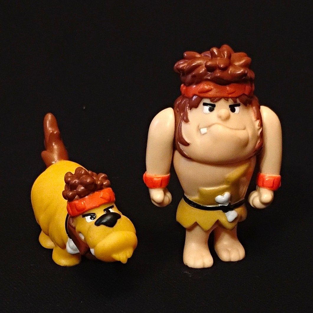 Vtg 1986 Coleco Flintstone Kids ROCKY RATROCK & STALAGMUTT Figure Set Rare HTF Vtg 1986 Coleco Flintstone Kids ROCKY RATROCK & STALAGMUTT Figure Set Rare HTF