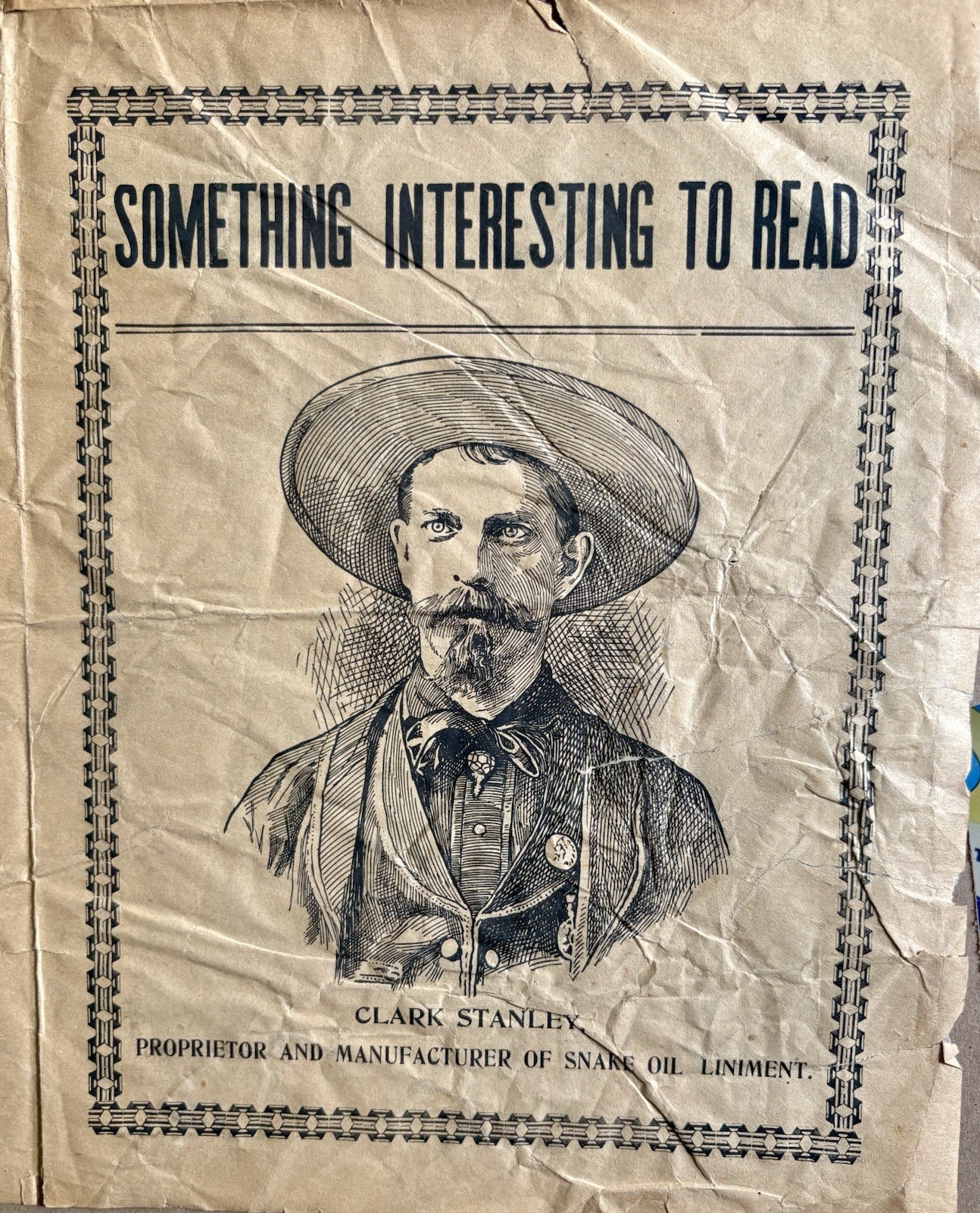 c. 1900 Clark Stanley SNAKE OIL Liniment RARE Brochure Providence Rhode Island
