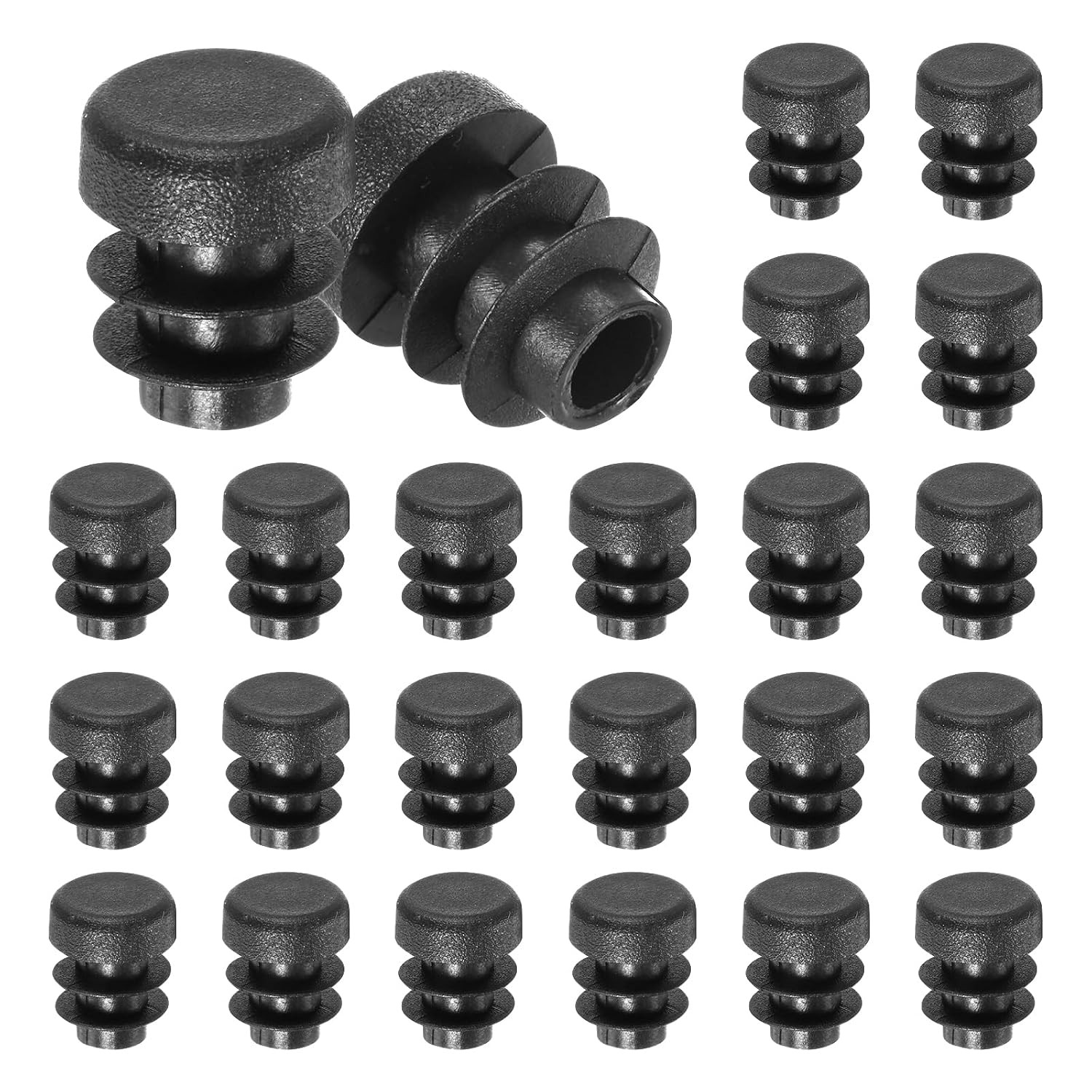 30 Pack round Plastic Plug, OD 1/2\ 30 Pack round Plastic Plug, OD 1/2\