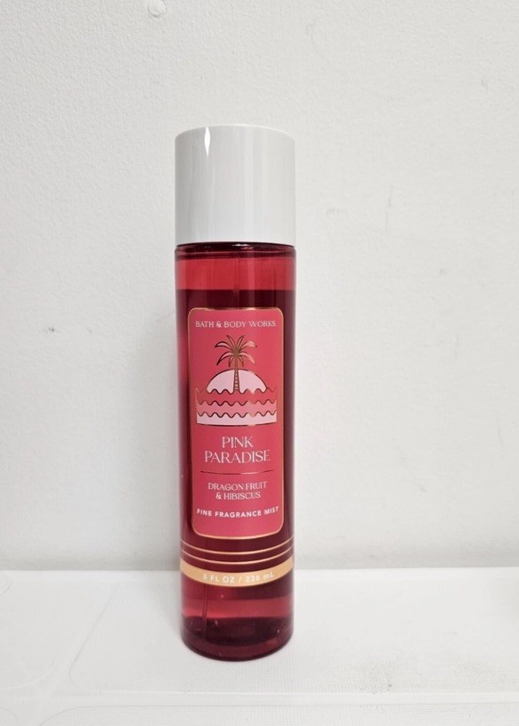 BATH & BODY WORKS PINK PARADISE DRAGON FRUIT FINE FRAGRANCE MIST 8 FL OZ NEW BATH & BODY WORKS PINK PARADISE DRAGON FRUIT FINE FRAGRANCE MIST 8 FL OZ NEW