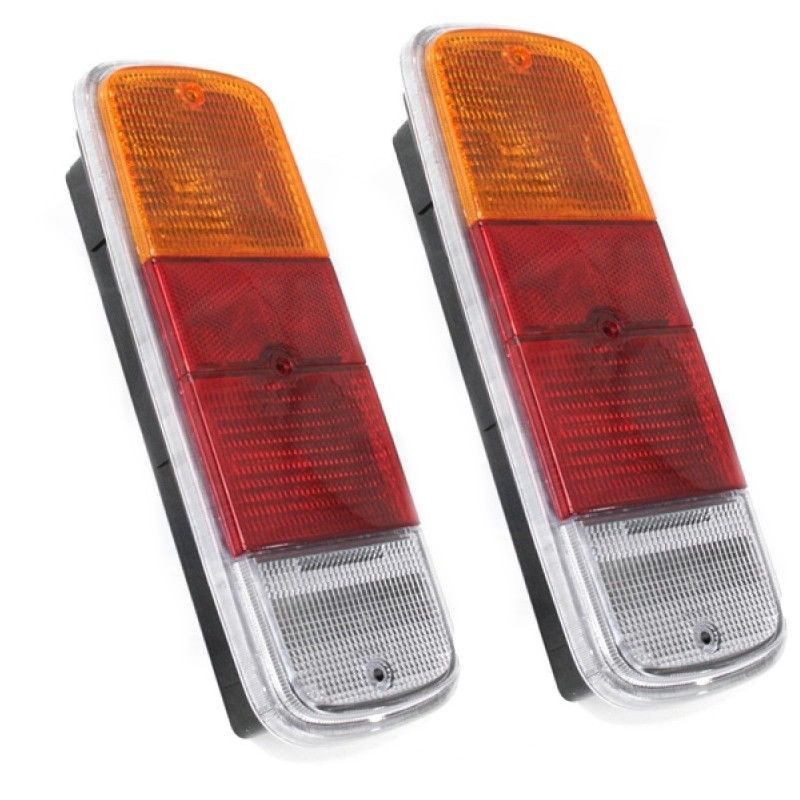 REAR TAIL LIGHT ASSEMBLY EURO STYLE SET OF 2 PAIR VOLKSWAGEN T2 BUS 1972-1979