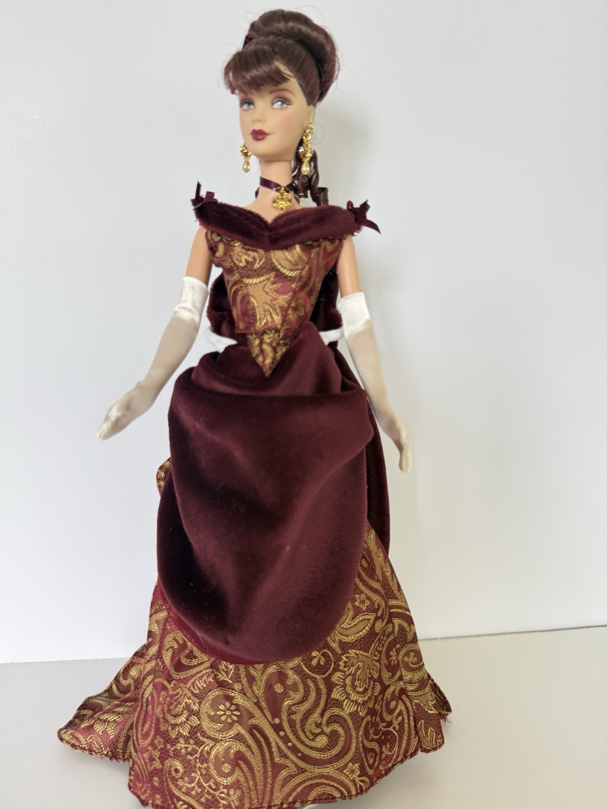 2006 Victorian Holiday Barbie Doll Gold Label Fan Club Exclusive Complete EUC