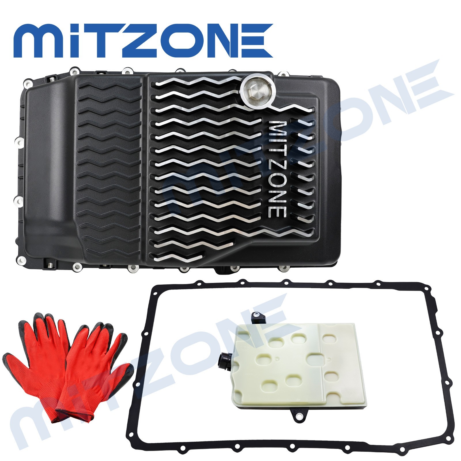 MITZONE Transmission Pan for Ford 17-26 F-150 F-250 F-350 Explorer Ranger Bronco MITZONE Transmission Pan for Ford 17-26 F-150 F-250 F-350 Explorer Ranger Bronco
