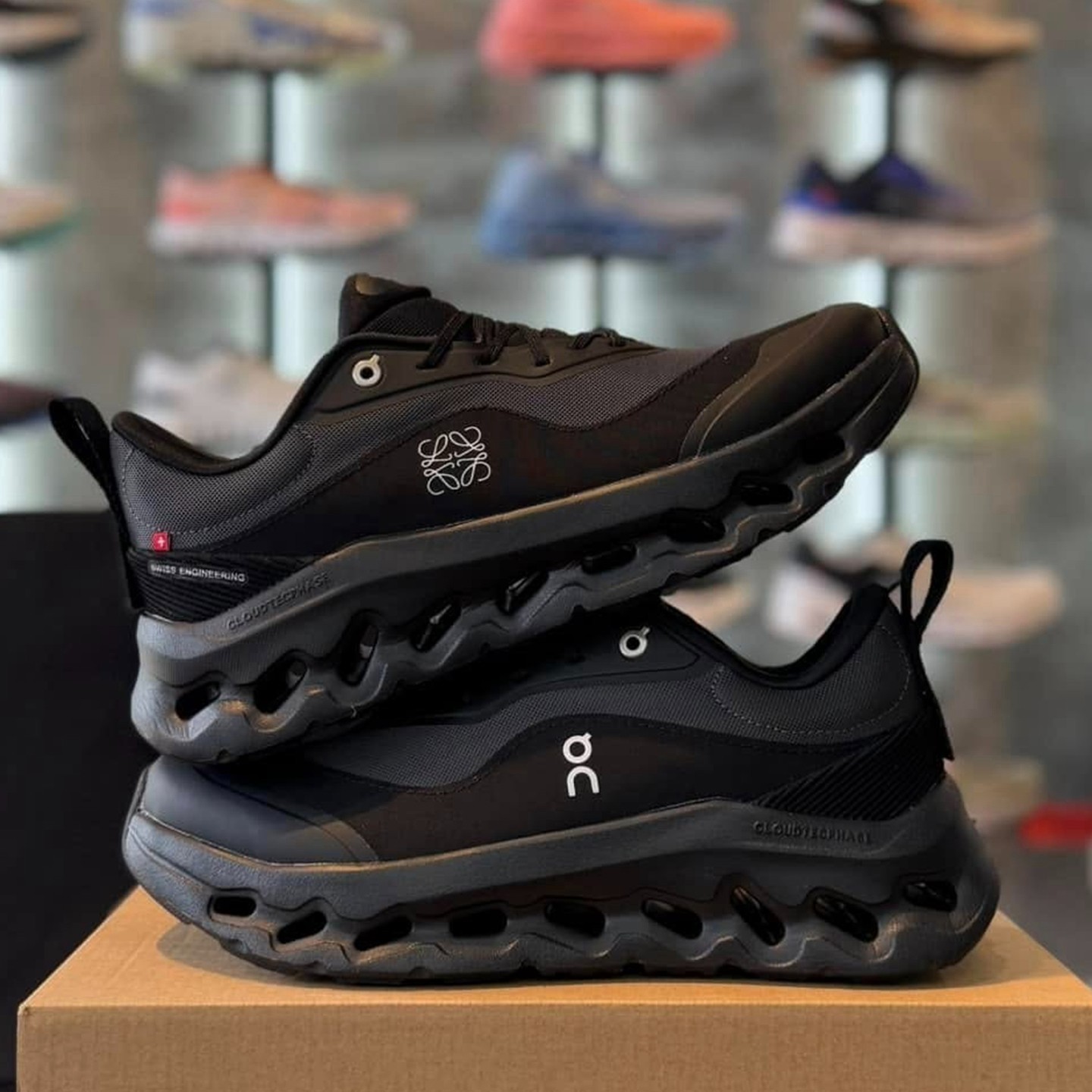 Loewe x On Cloudtilt 2.0 'All Black' Sneakers New⚫