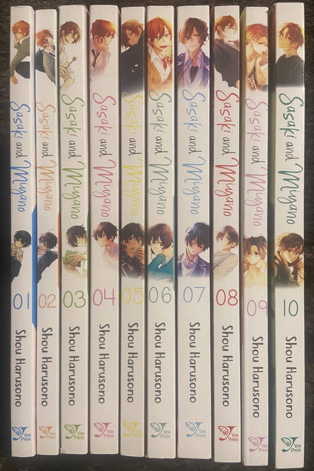 BRAND NEW Yen Press Shou Harusono Sasaki and Miyano Vol 1 - 10 English Manga Set
