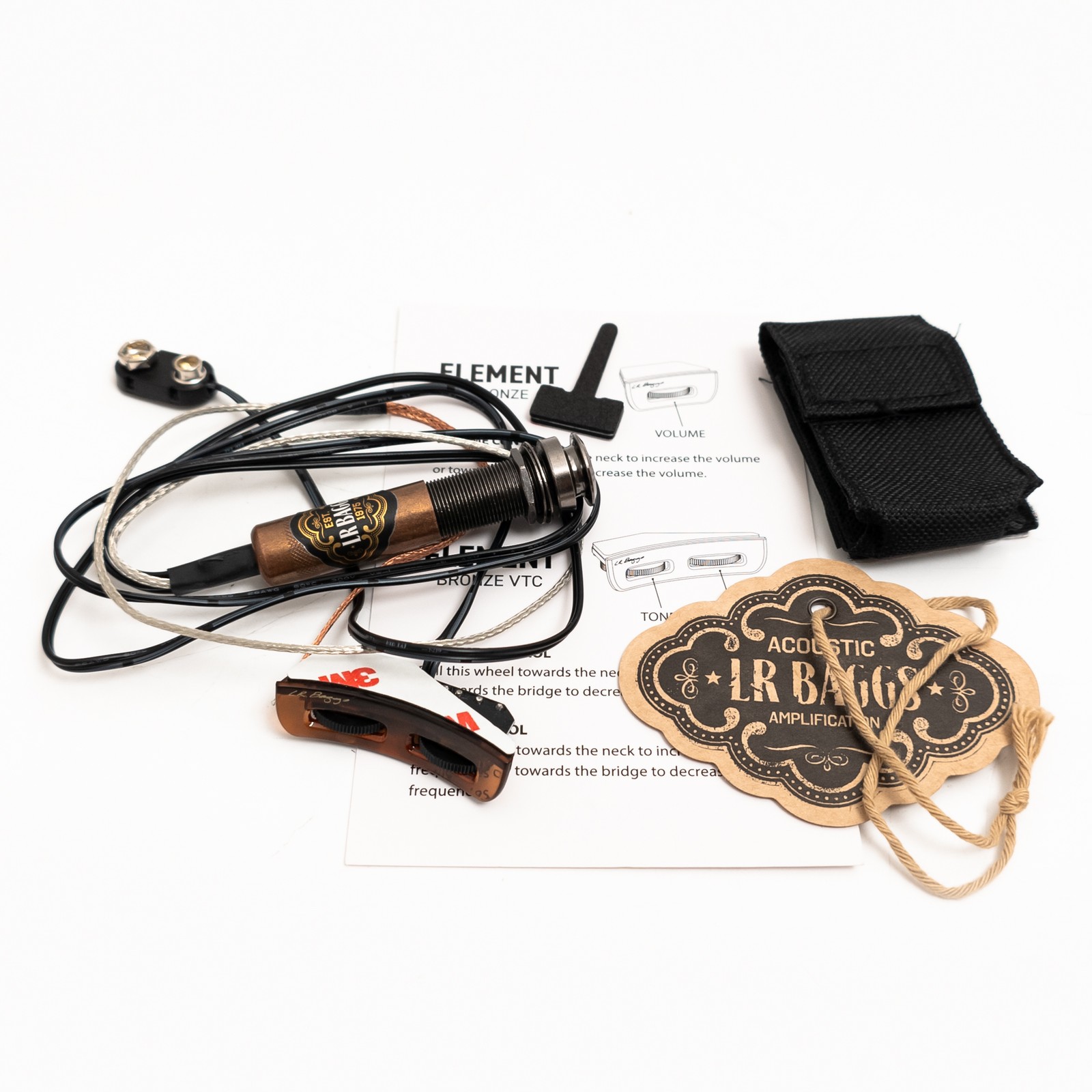 LR Baggs Element Active System EBS-VTC Undersaddle Pickup for Acoustic Guitar