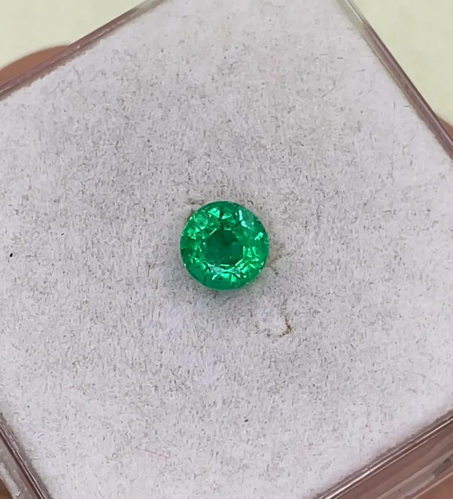Natural Zambia Emerald Round Cut 6x6 MM 1.00 Carat Loose Gemstone For Jewelry