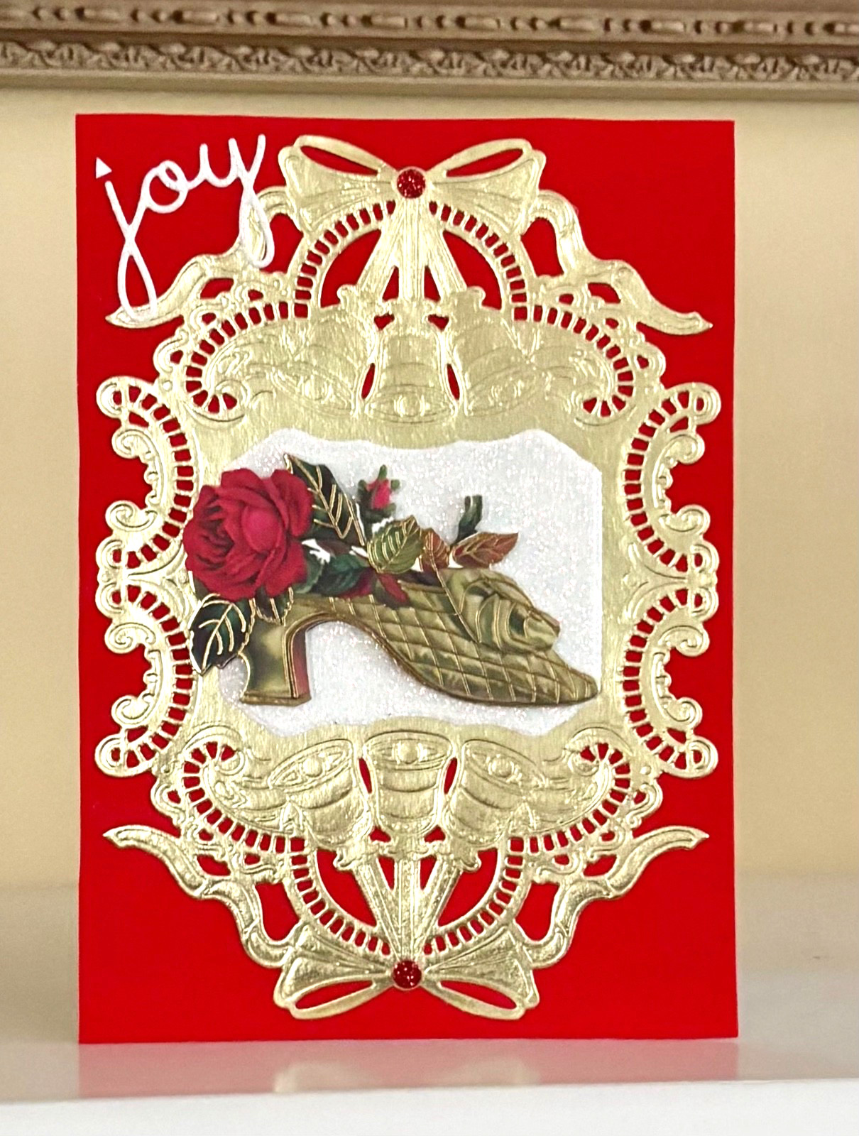 HANDMADE LOVELY CHRISTMAS CARD (7\ HANDMADE LOVELY CHRISTMAS CARD (7\