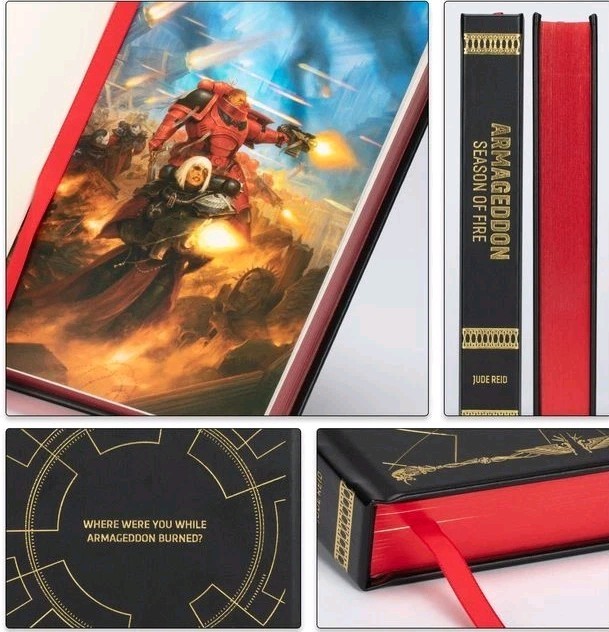 Armageddon Season Of Fire - Jude Reid - Special Edition- Black Library WH40K OOP
