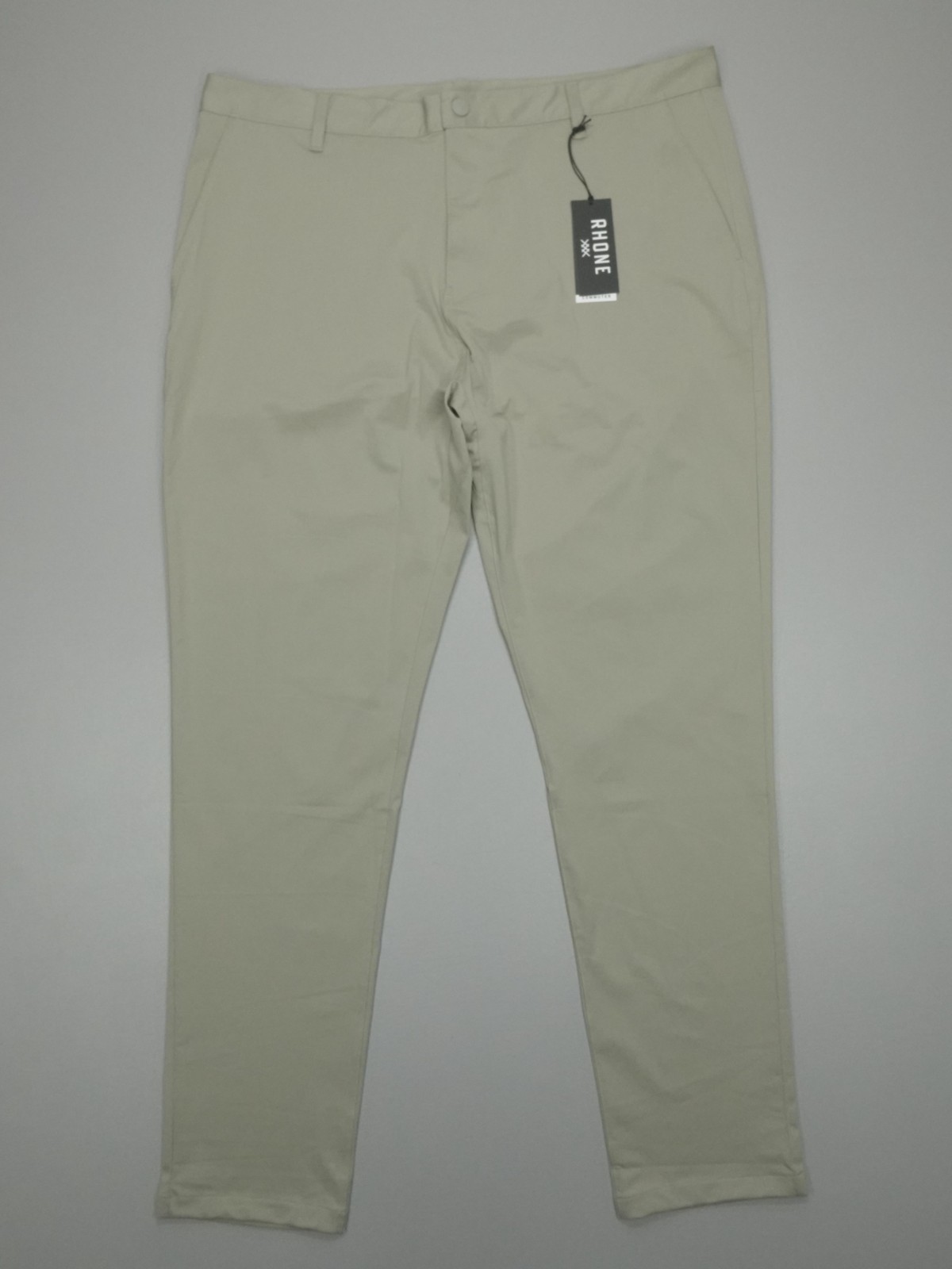 Rhone Commuter 5 Pocket Pants Slim Fit Performance Mens Size 40 Sage 33\