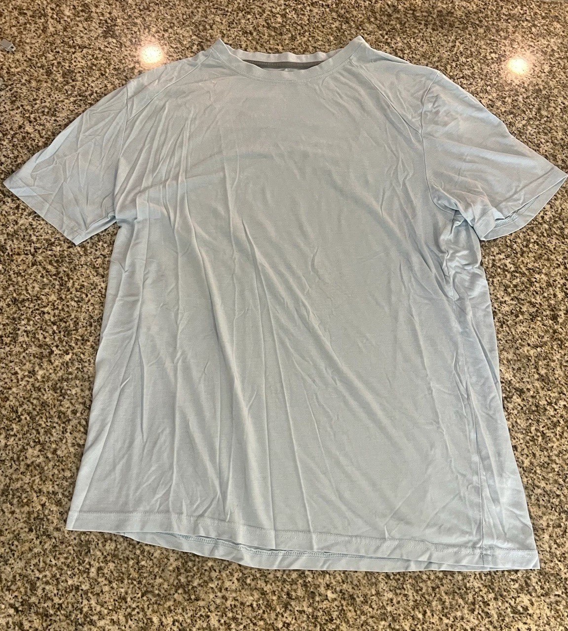Free Fly Men’s L Blue Solid Crew Neck Short Sleeve Jersey Bamboo Blend T-Shirt Free Fly Men’s L Blue Solid Crew Neck Short Sleeve Jersey Bamboo Blend T-Shirt