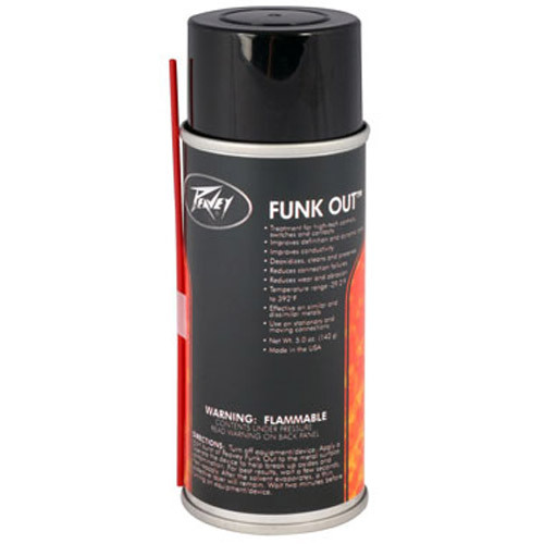 Peavey Funk Out Contact & Switch Cleaner 5 oz. Aerosol Spray