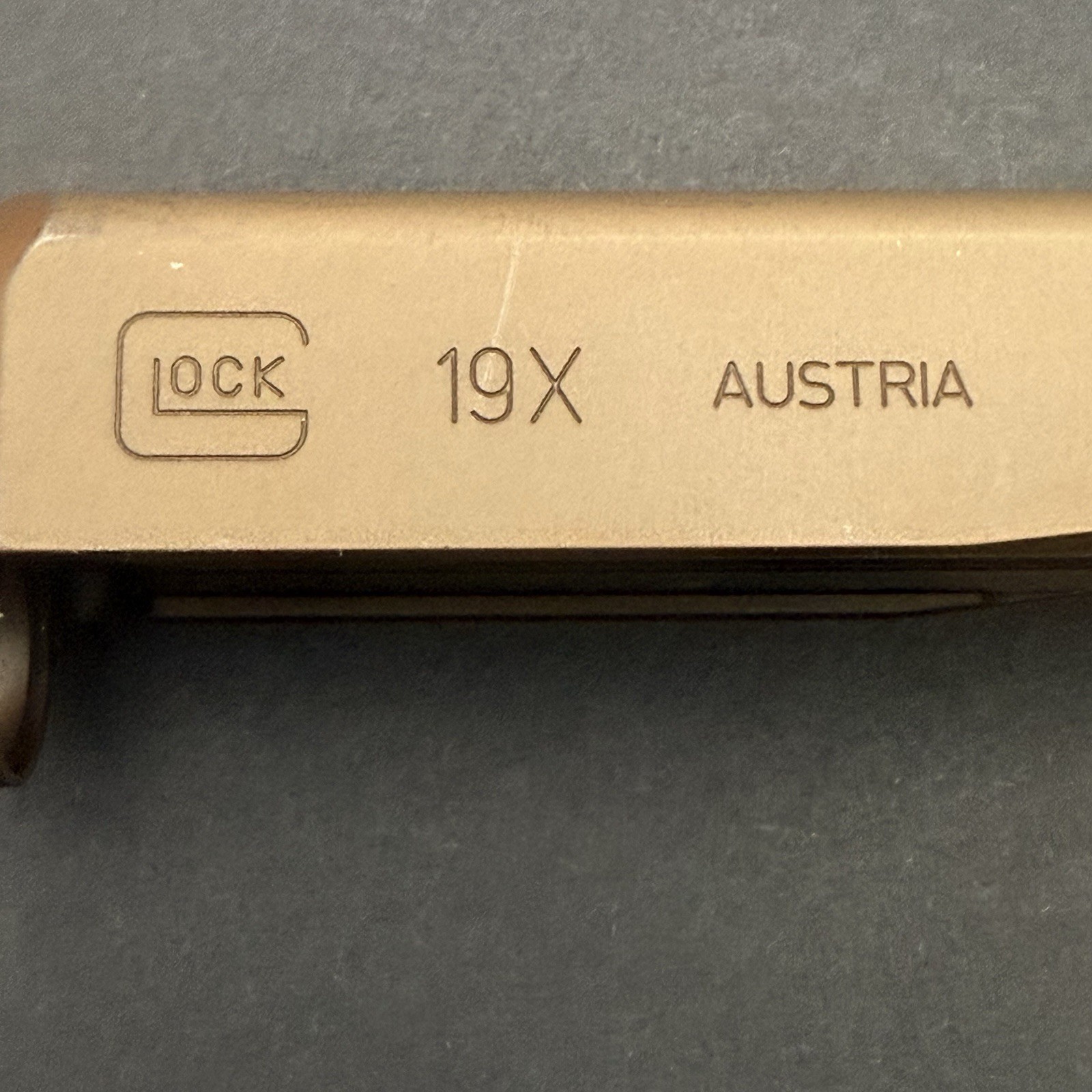 Glock 19X Gen 5 Factory OEM Coyote Tan Slide Stripped Part 19gen5 45 Exc