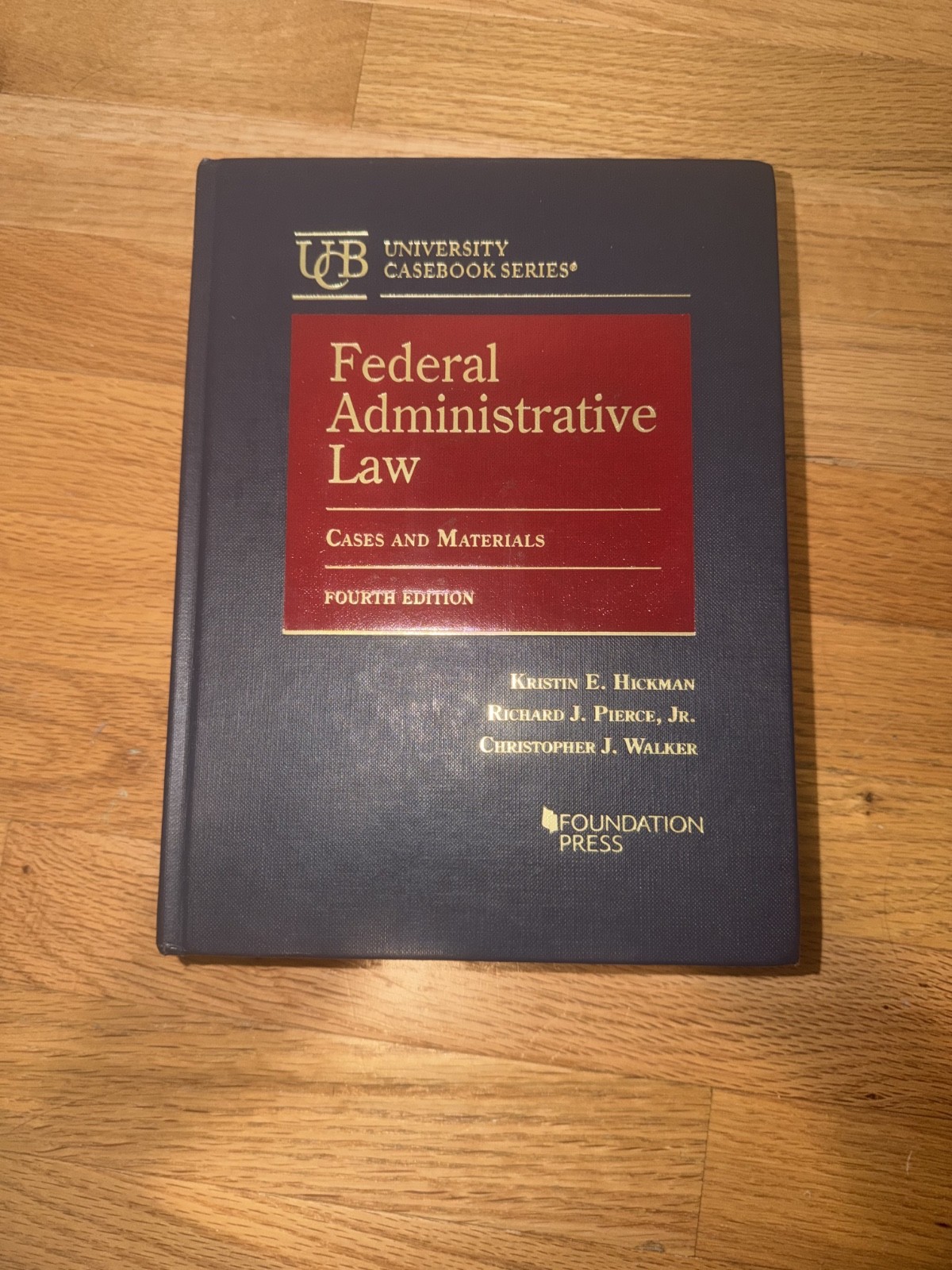 Federal Administrative Law textbook. Fourth edition. Like new condition.
