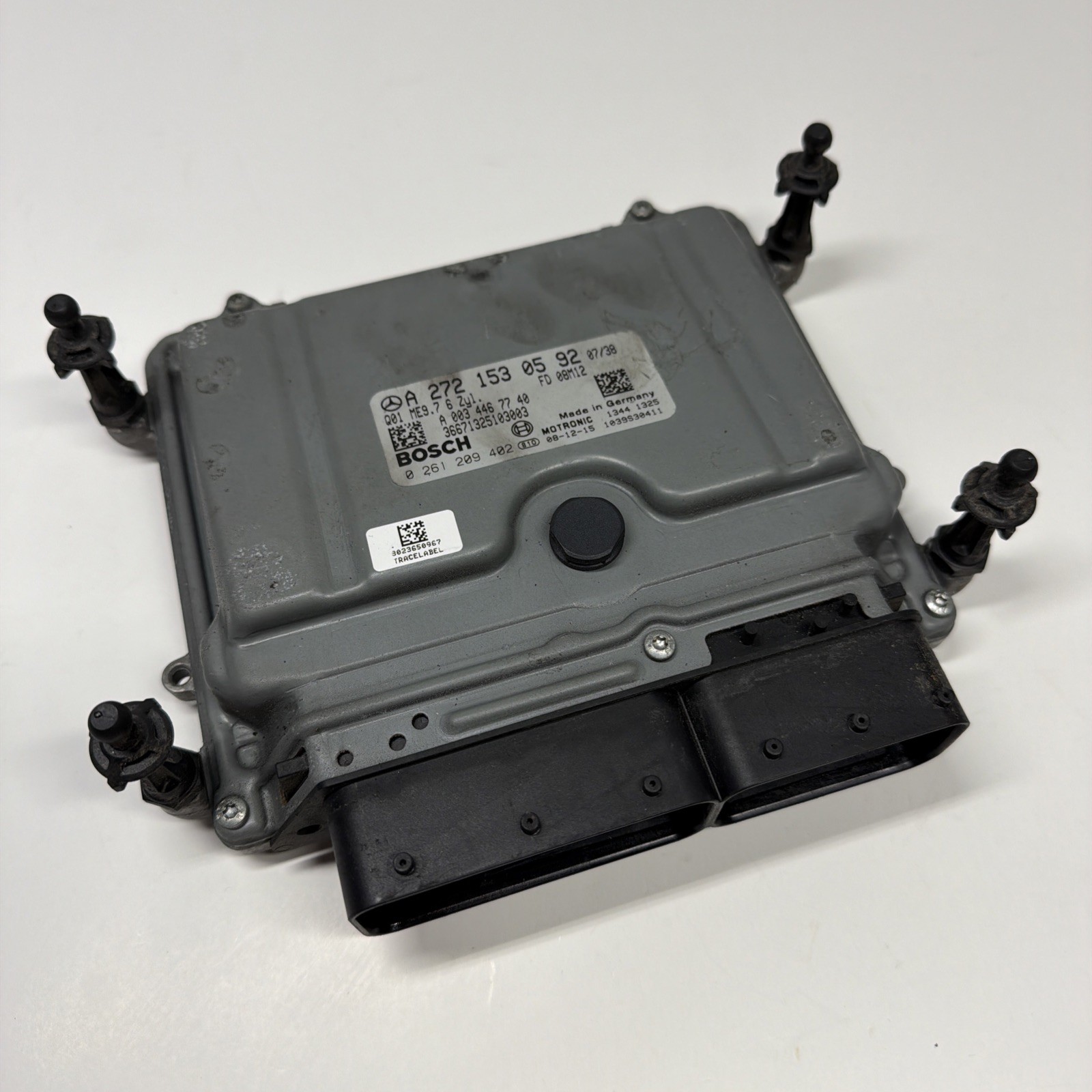 2008-2012 Mercedes 3.0L W204 C300 ECU ECM PCM Engine Control Module A2721530592