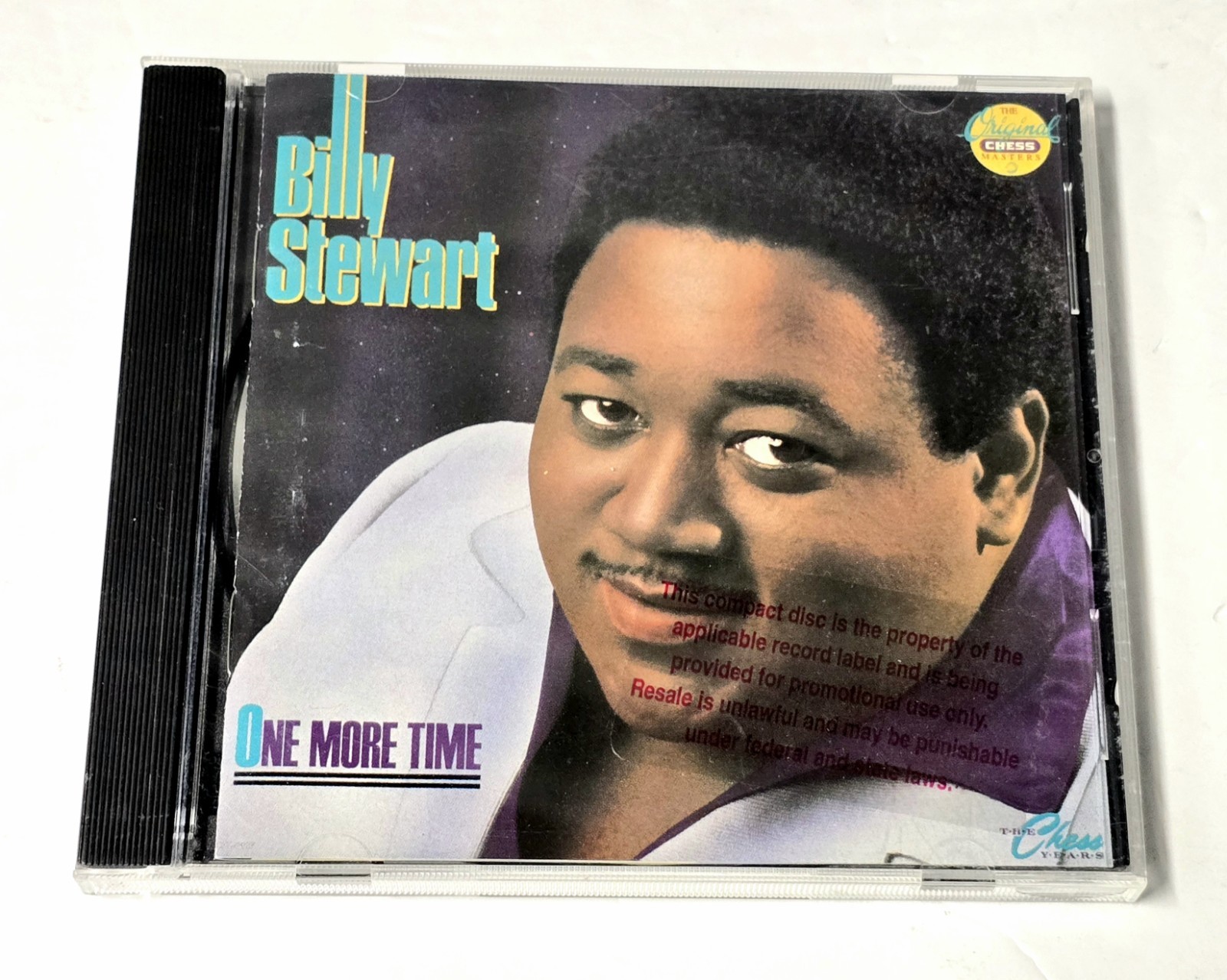 ​Billy Stewart One More Time CD Chess Records Promo Stamp Soul Rhythm Blues R&B