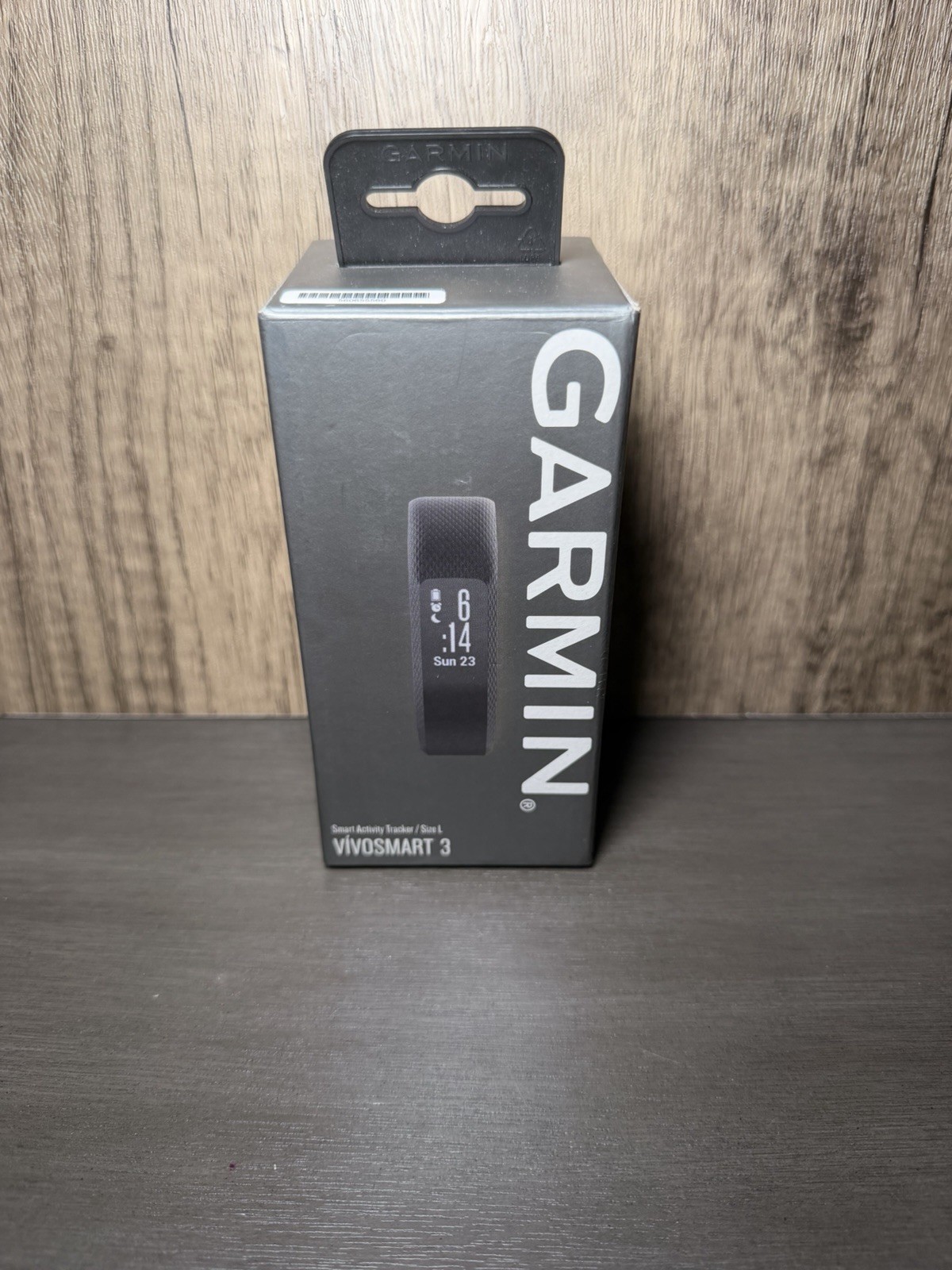 Garmin Vivosmart 3 Fitness Activity Tracker Black Large NEW 010-01755-13