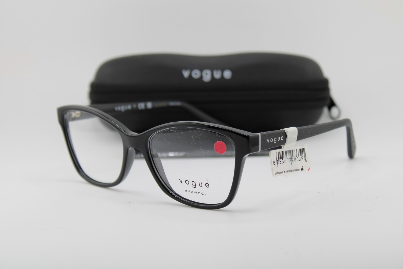 NEW VOGUE EYEWEAR VO 2998 W44 POLISHED BLACK AUTHENTIC EYEGLASSES 54-16 NEW VOGUE EYEWEAR VO 2998 W44 POLISHED BLACK AUTHENTIC EYEGLASSES 54-16