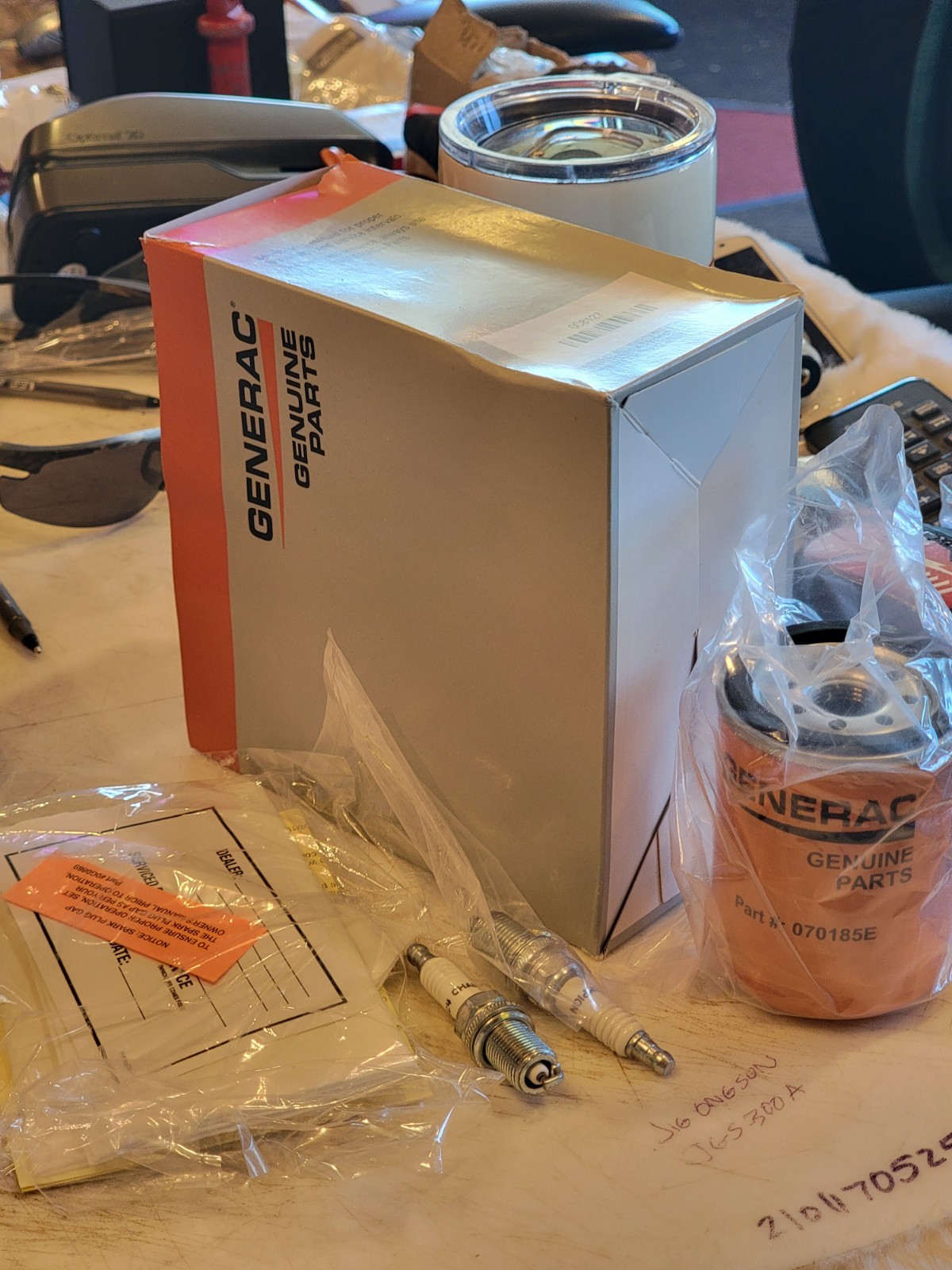 OEM Generac 5664 G0056640 760/990CC Generator Maintenance Kit. FreeShipL48 OEM Generac 5664 G0056640 760/990CC Generator Maintenance Kit. FreeShipL48