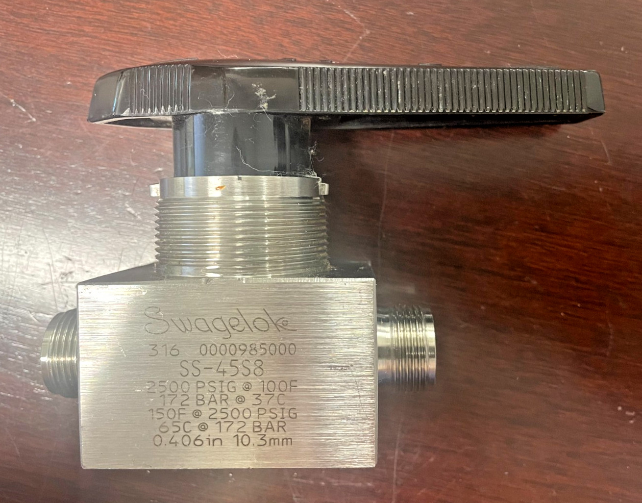 SWAGELOK-SS-45S8 - One-Piece Instrumentation Ball Valve