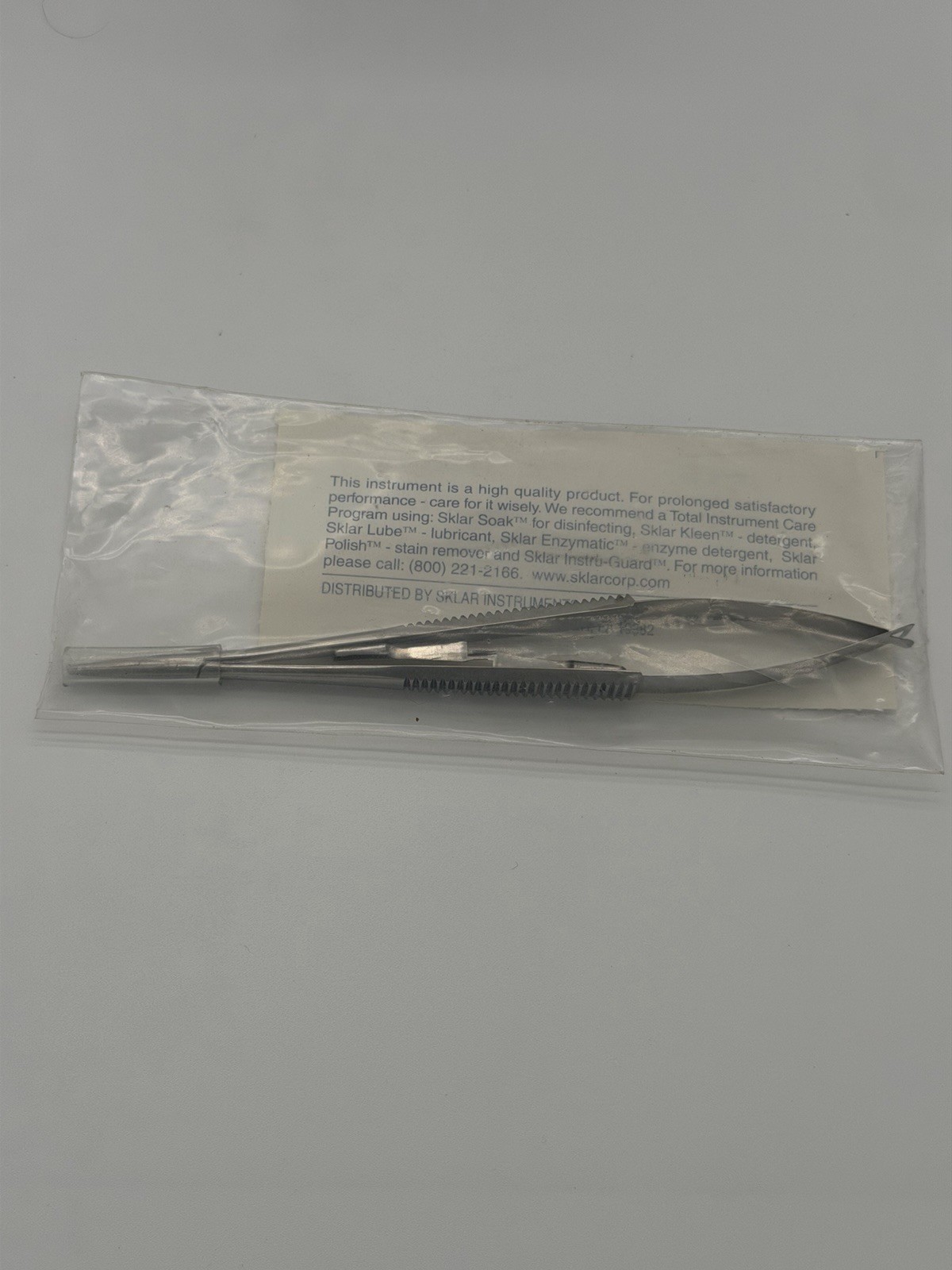 NOS Sklar 65-6357 Castroviejo Needle Holder 5.5” Straight w/ Lock