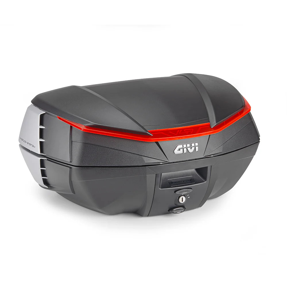 GIVI V49N AIR MONOKEY TOP CASE 49L BLACK/SILVER V49N GIVI V49N AIR MONOKEY TOP CASE 49L BLACK/SILVER V49N